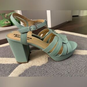 Elegant Mint Green Women's Sandals
